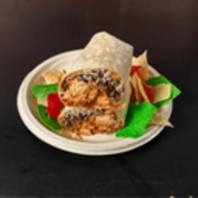 Cajun Chicken Burrito.