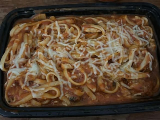 Linguine Meatballs.