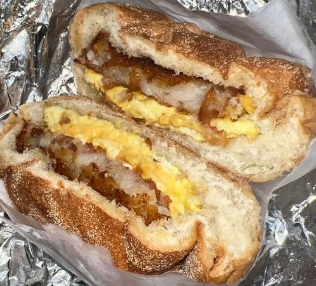 Egg & Cheese Sandwich.
